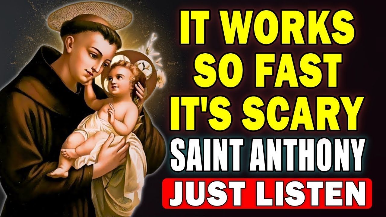💖SAINT ANTHONY OF PADUA — MIRACLE PRAYER FOR IMPOSSIBLE AND URGENT NEEDS🙏