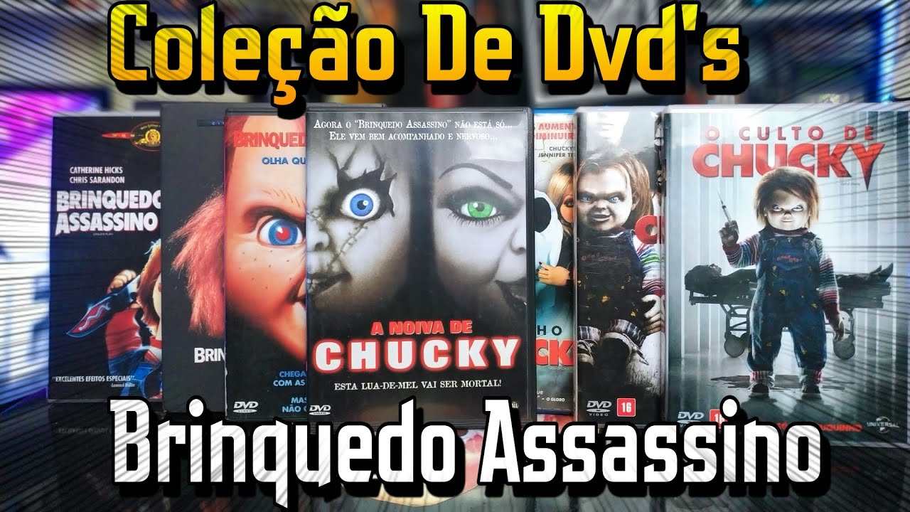 Coleção De Dvd's (Brinquedo Assassino) Tem uma mídia que parou de rodar