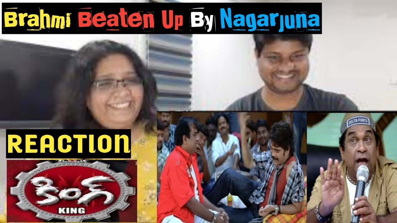 King Movie Comedy Scenes | Brahmanandam | Nagarjuna | Trisha |Brahmanandam comedy scenes reaction |