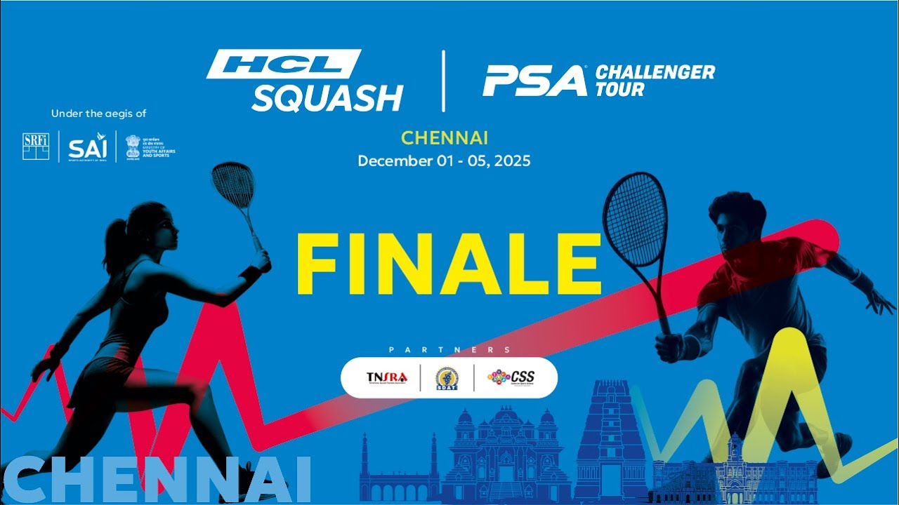 HCL Squash | PSA Challenger Tour | Chennai | Finals | Glass Court