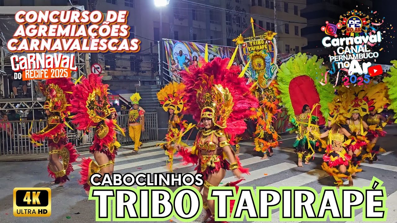 [CARNAVAL 2025] CABOCLINHOS TRIBO TAPIRAPÉ CONCURSO DE AGREMIAÇÕES CARNAVALESCAS DO RECIFE 2025