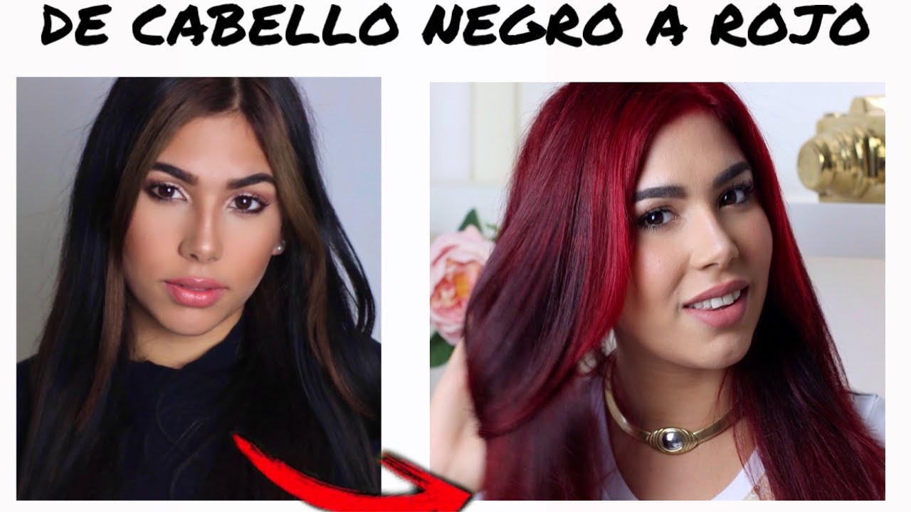 De Cabello Oscuro a Rojo