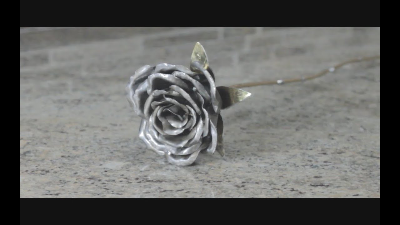 Handmade Metal Rose