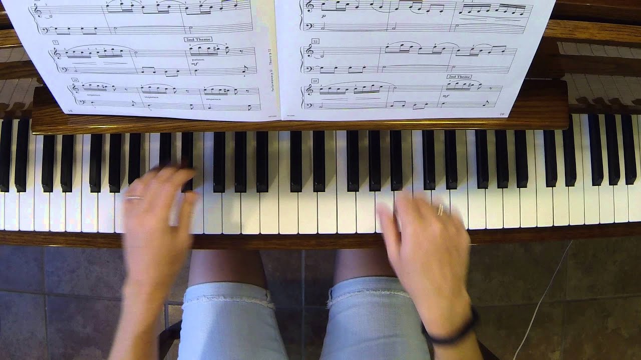 Sonatina in C - Piano Adventures/ Level 4/ Performance/ TUTORIAL