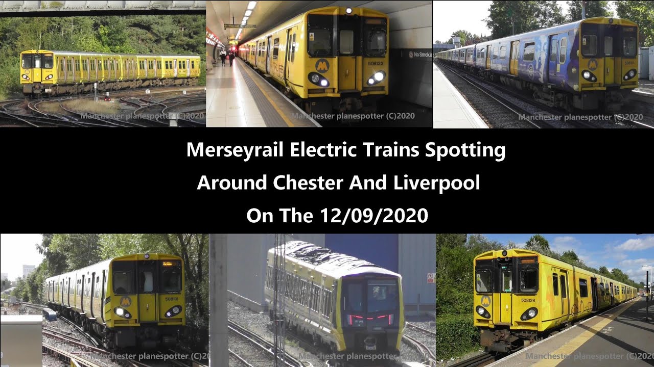 (HD) Merseyrail Electric Train Spotting Around Chester And Liverpool Class 507+508+777,s On 12/09/20