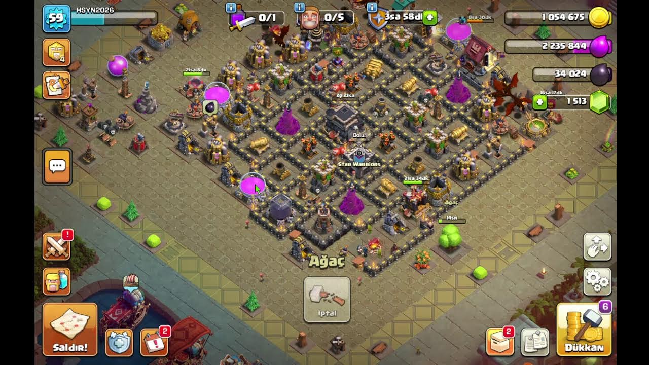 Clash Of Clans Oynuyoruz...