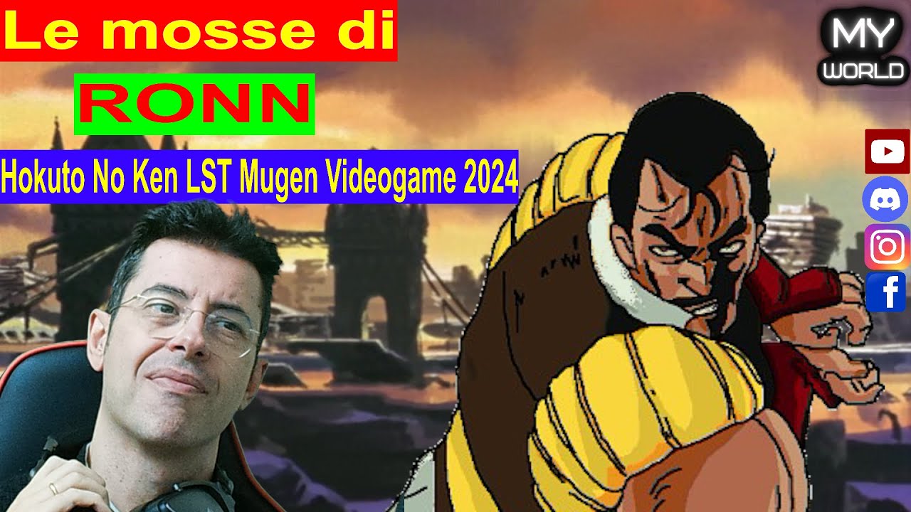 Le mosse di RONN - Hokuto No Ken Lst Mugen Videogame 2024 #hokutonoken #kenshiro #kenilguerriero