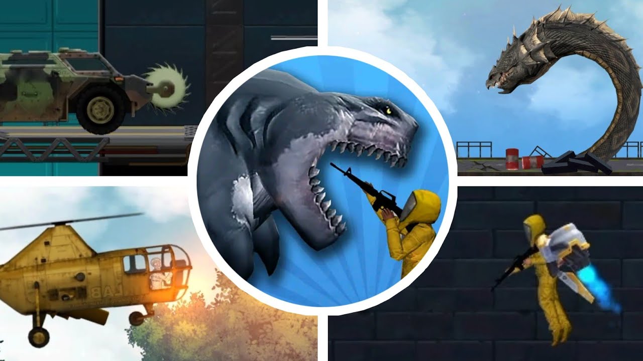 Sharkosaurus Rampage All Bosses