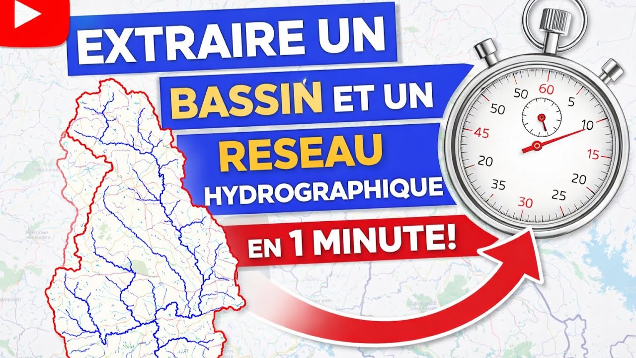 Délimiter un bassin versant en 1 minute