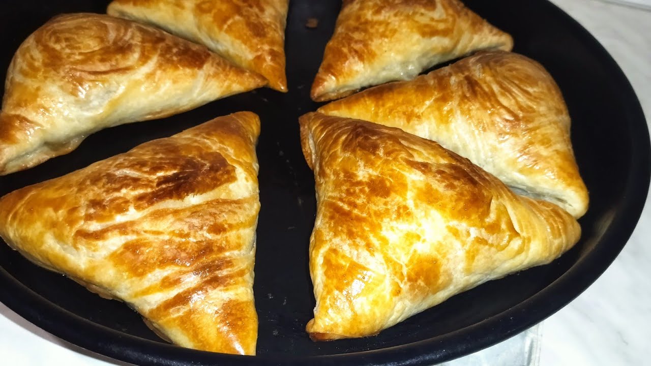 СОМСА ИЗ КАРТОШКОЙ ТЕСТО СЛОЁНОЕ ОЧЕН НЕЖНО И ХРУСТЯЩИЕ.