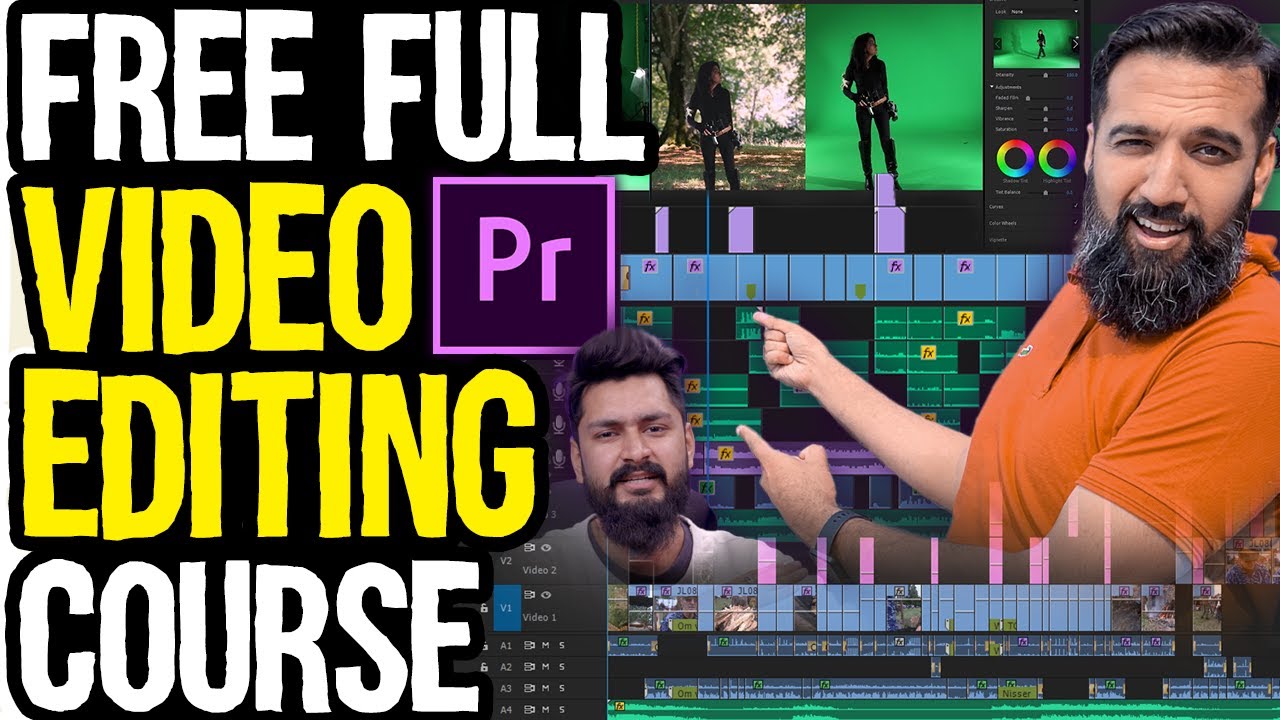 Free Video Editing Course for Beginners | Adobe Premiere Pro MASTERCLASS | Tutorial In Urdu / Hindi