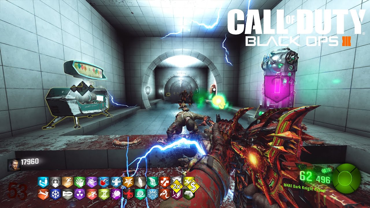 Pool Hallway Challenge! Call of Duty Black Ops 3 Custom Zombies