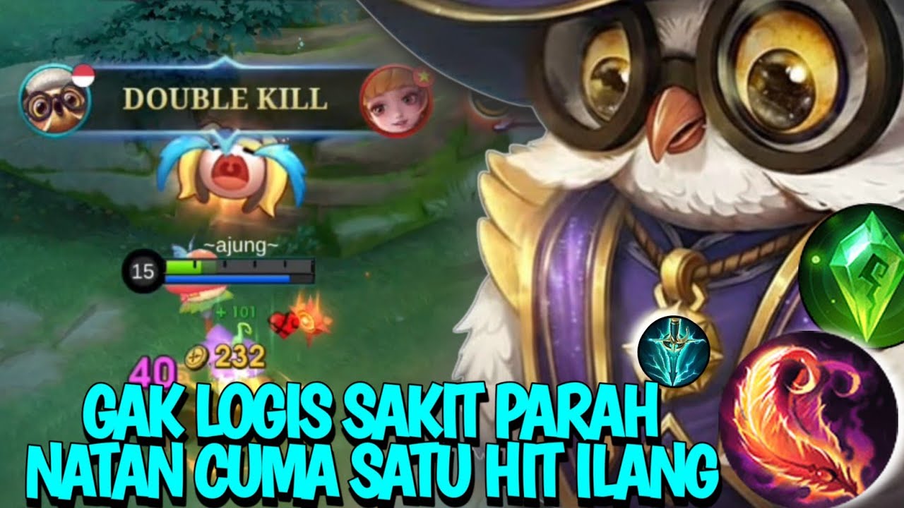 NGERI NATAN CUMA 1 HIT LANGSUNG ILANG 😱‼️BUILD DIGGIE PALING SAKIT ~ MOBILE LEGENDS 