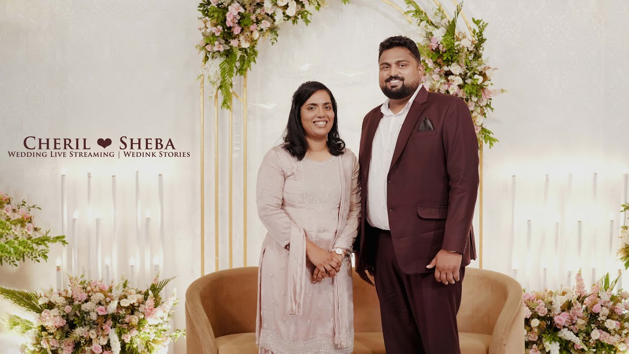 Wedding Live Streaming | Cheril & Sheba | Wedink Stories | 4K