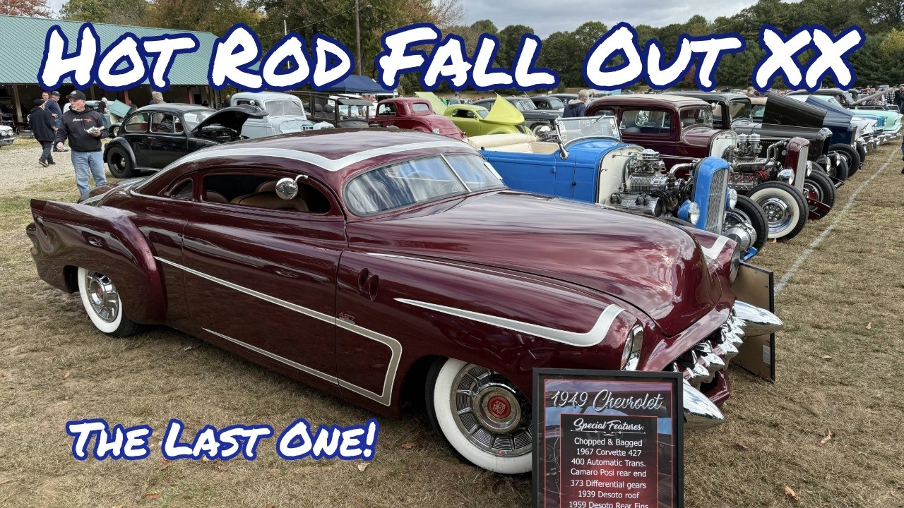 На последнем соревновании по Hot Rod Fall Out на поле собрались потрясающие классические автомоби...