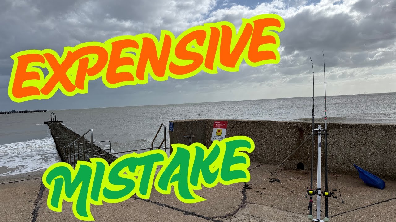 EXPENSIVE session my MISTAKE | UK Beach fishing | Walton fishing competition