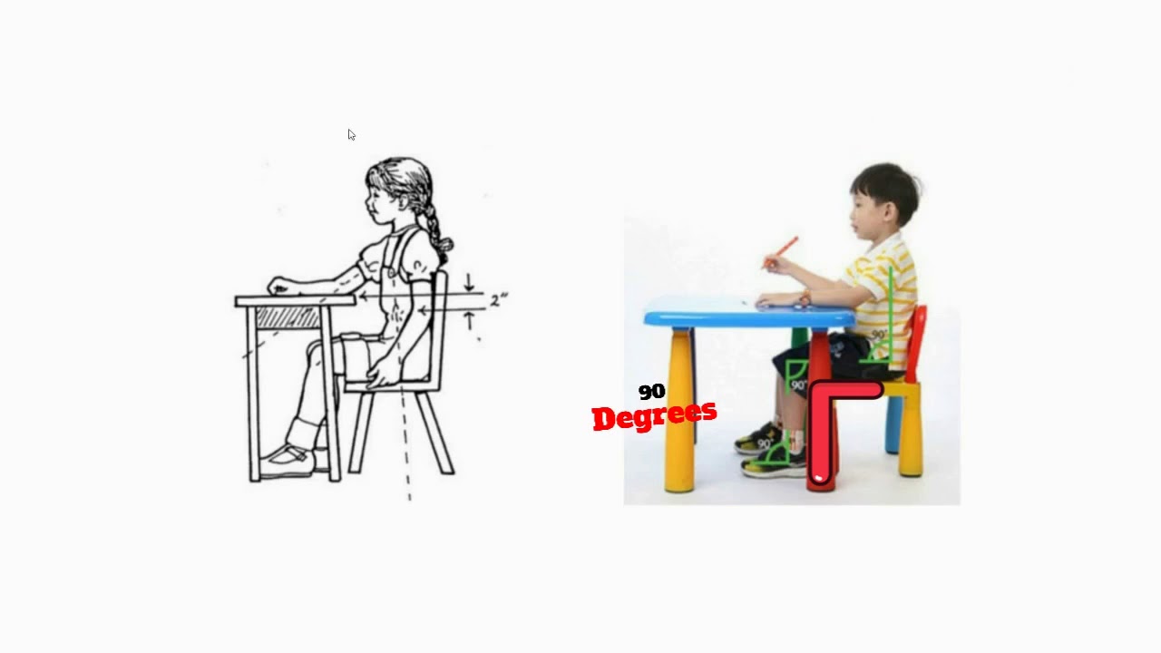 How to sit at a computer