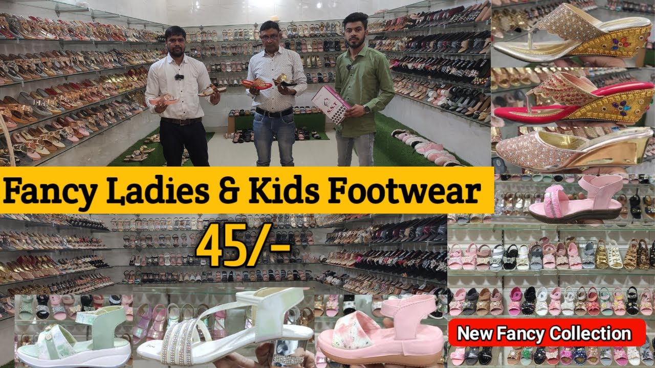 Nangloi Wholesale Footwear Market | Nangloi Market in Delhi | Fancy Ladies & Kids Footwear Market