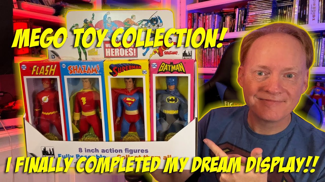 MY MEGO TOY DISPLAY | I Finally Complete My Dream Mego Toy Display! | 12 Figures in Total!!