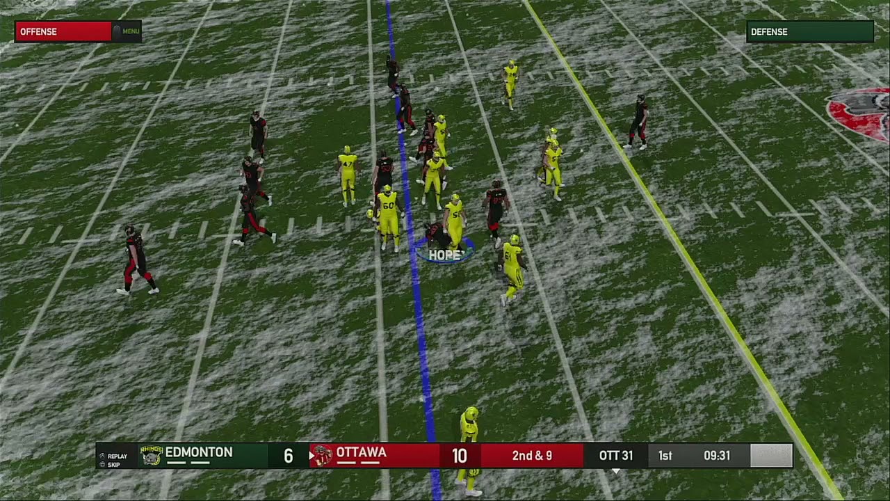 CFL 2021 Playoffs Eliminator Round Edmonton Rhinos @ Ottawa RedBlacks