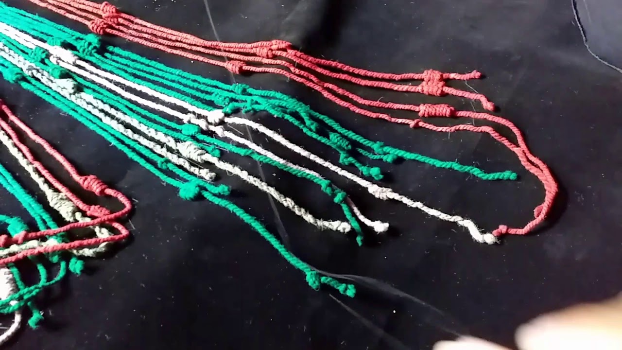 elaboracion de un quipu inca