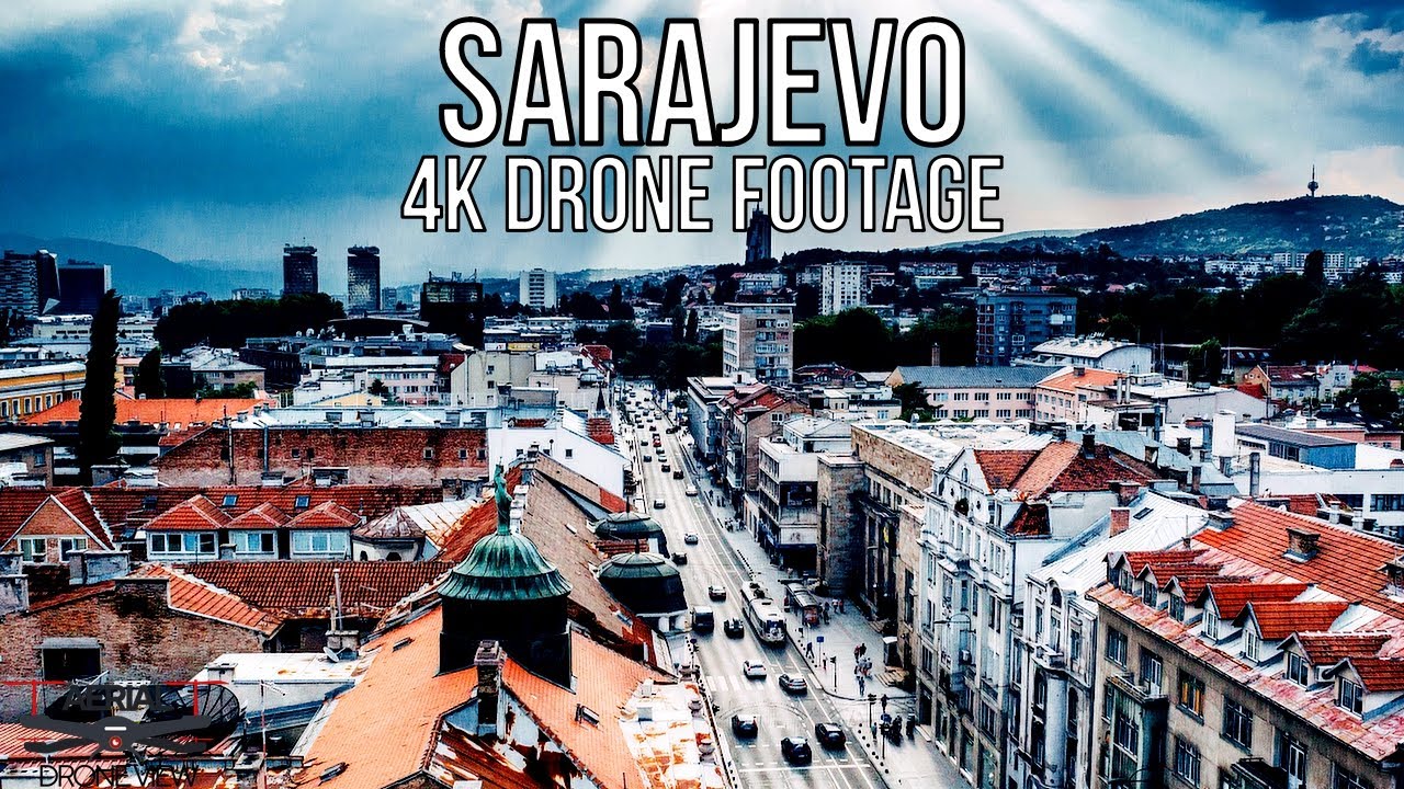 Sarajevo 4K Drone Footage Bosnia and Herzegovina 🇧🇦