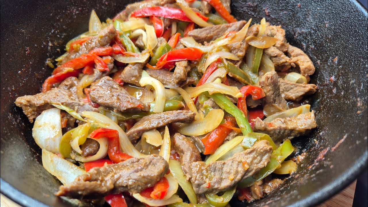 Beef and peppers | Ultimate Bell pepper beef stir fry | Easy beef and peppers | Simple Dinner