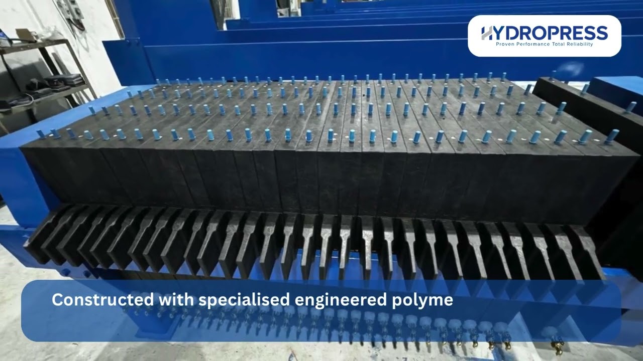 HYDRO PRESS INDUSTRIES ™ - High-Temperature Filter Press for Chemical & Pharma Industries