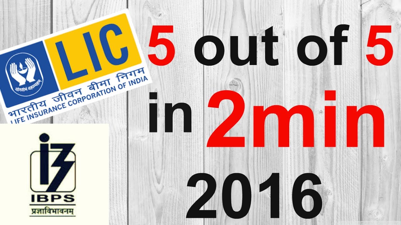LIC | IBPS SO | 2016 Equation Fast track Method