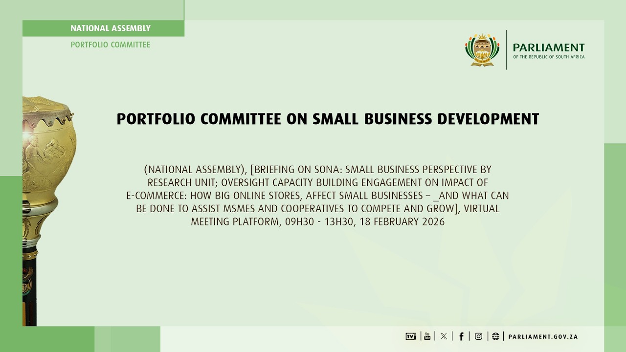 Portfolio Committee on Small Business Development, 18 February 2026