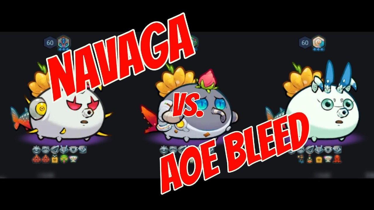 Axie Origins Season 16 Epic Era - Navaga vs AOE Bleed