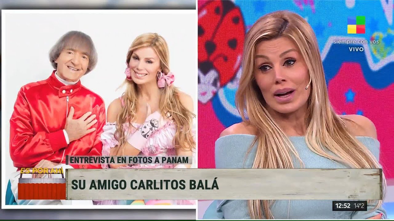 🥺 PANAM emocionada al recordar a CARLITOS BALÁ: 