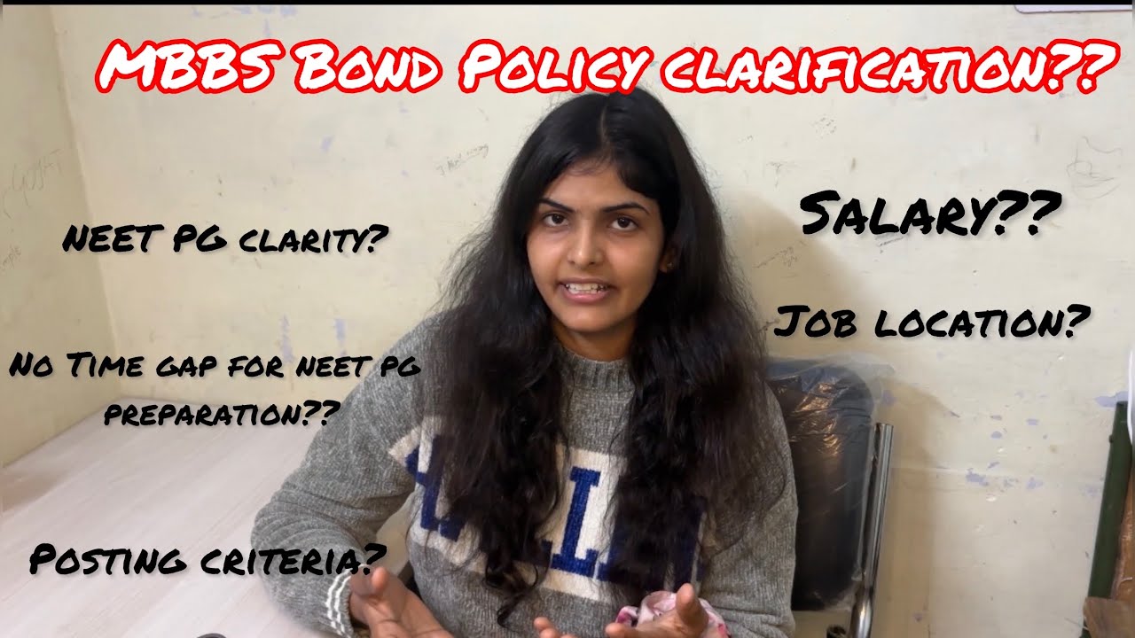 *MBBS BOND Policy clarification*??NEET PG??salary,posting location??#mbbs #medical #medicos#bond