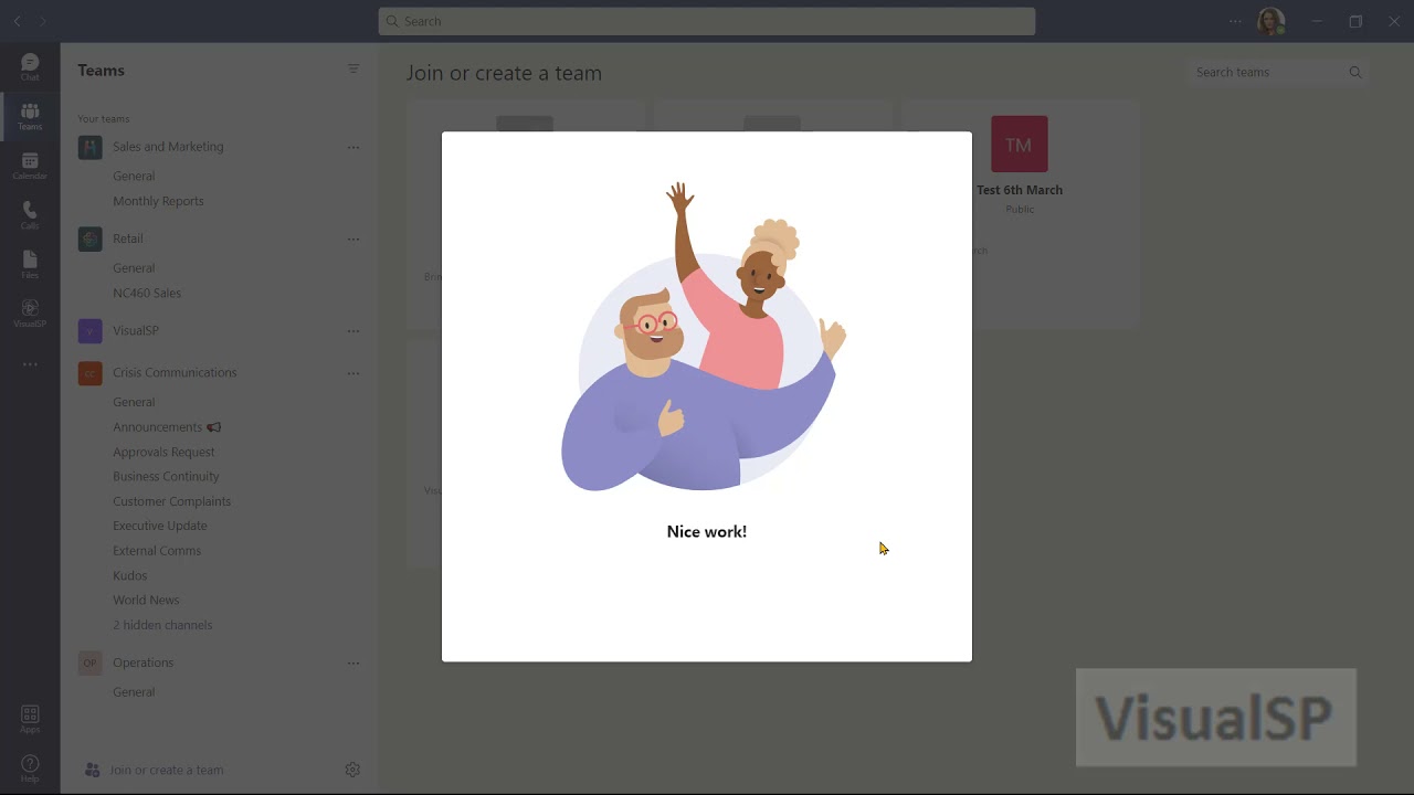 Create a private team from scratch  - Microsoft Teams