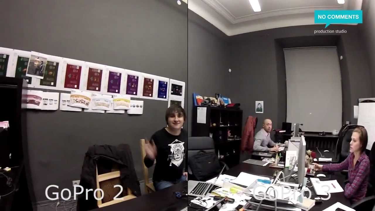 GoPro2 vs GoPro3 Silver Edition Fullscreen Test