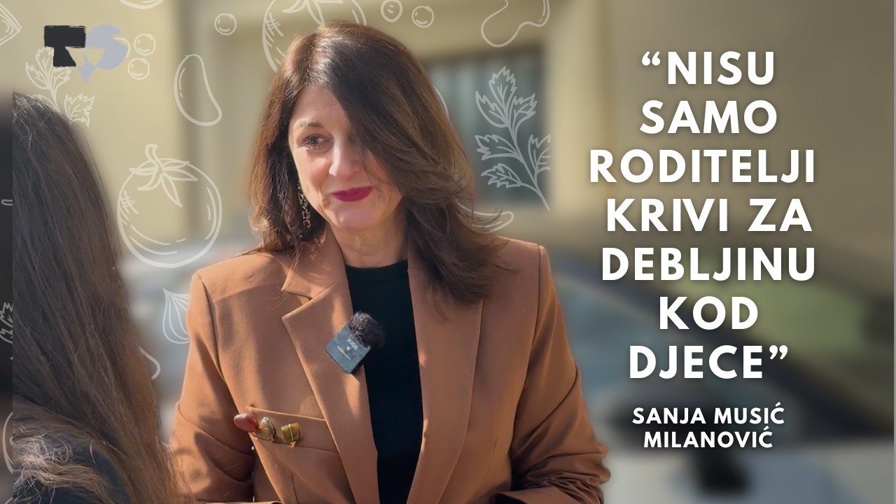 INTERVJU SANJA MUSIĆ MILANOVIĆ: “Djeca ne znaju da je gazirani napitak kao jedan cijeli obrok”