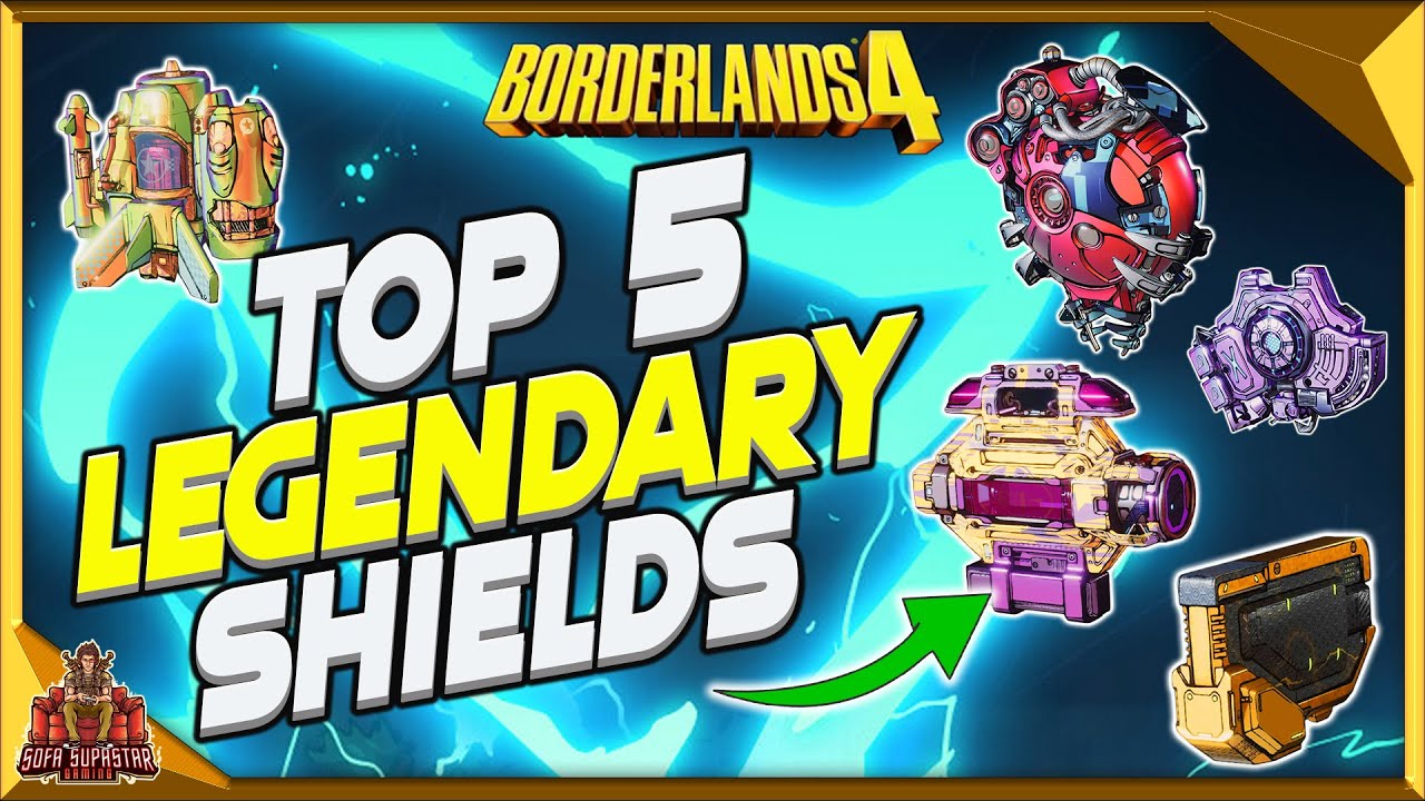 5 лучших легендарных щитов в Borderlands 4 — самые мощные щиты для использования