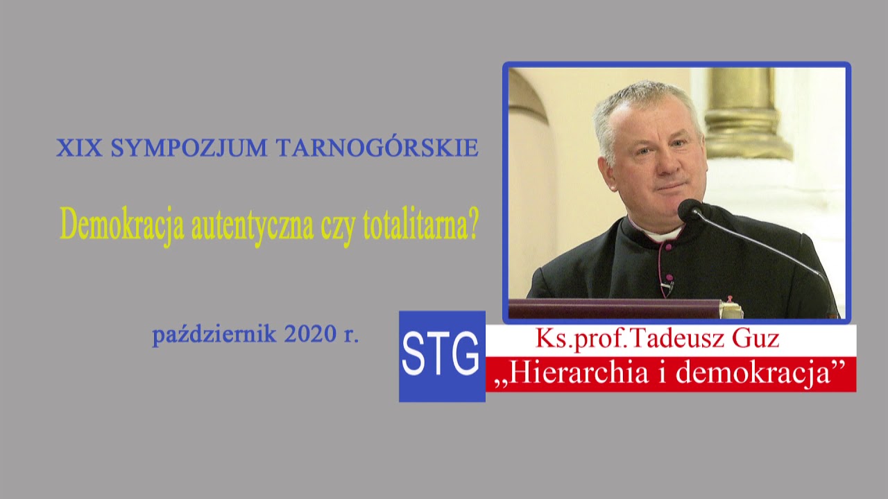XIX Sympozjum Tarnogórskie - Ks. prof. Tadeusz Guz