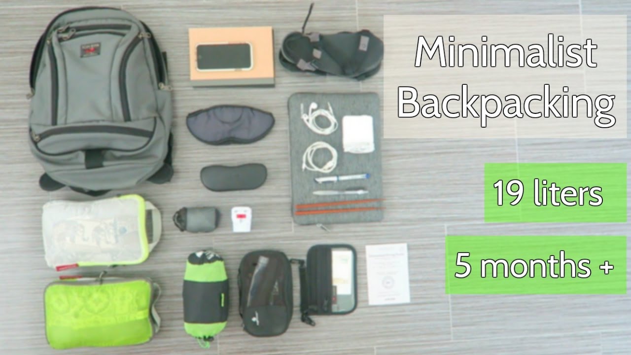 Minimalist Backpacking | 19 liters for 5 months+ || Ep. 1