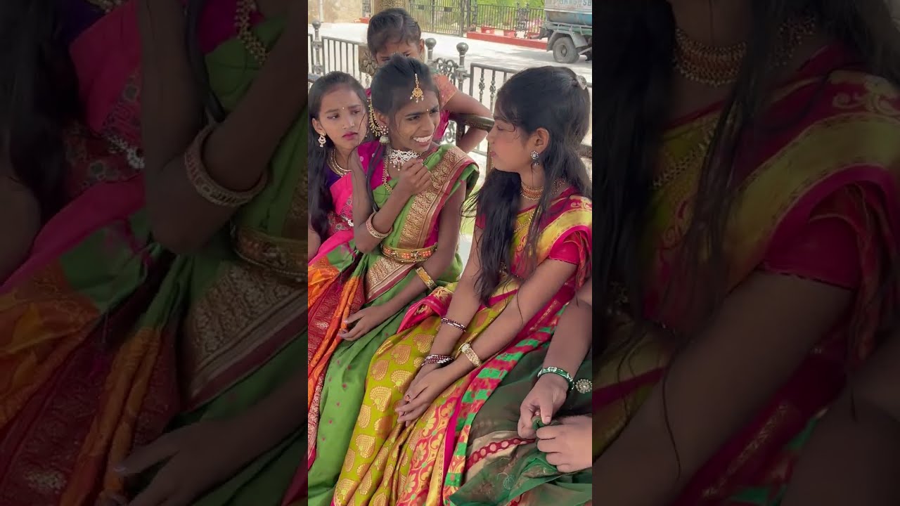 PODUPU KADHALLU .. Beautiful Sarees Girls..#comedy #funny #trending #love #entertainment