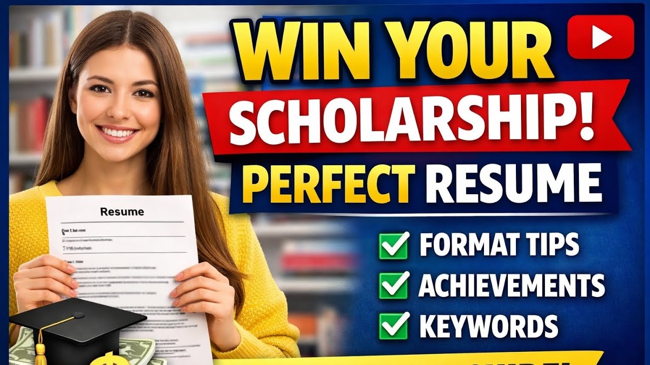 How to Create a Winning Scholarship Resume | Step-by-Step Guide for Students