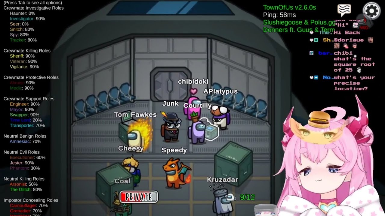 Chibidoki Streams Visage #3 + Among Us