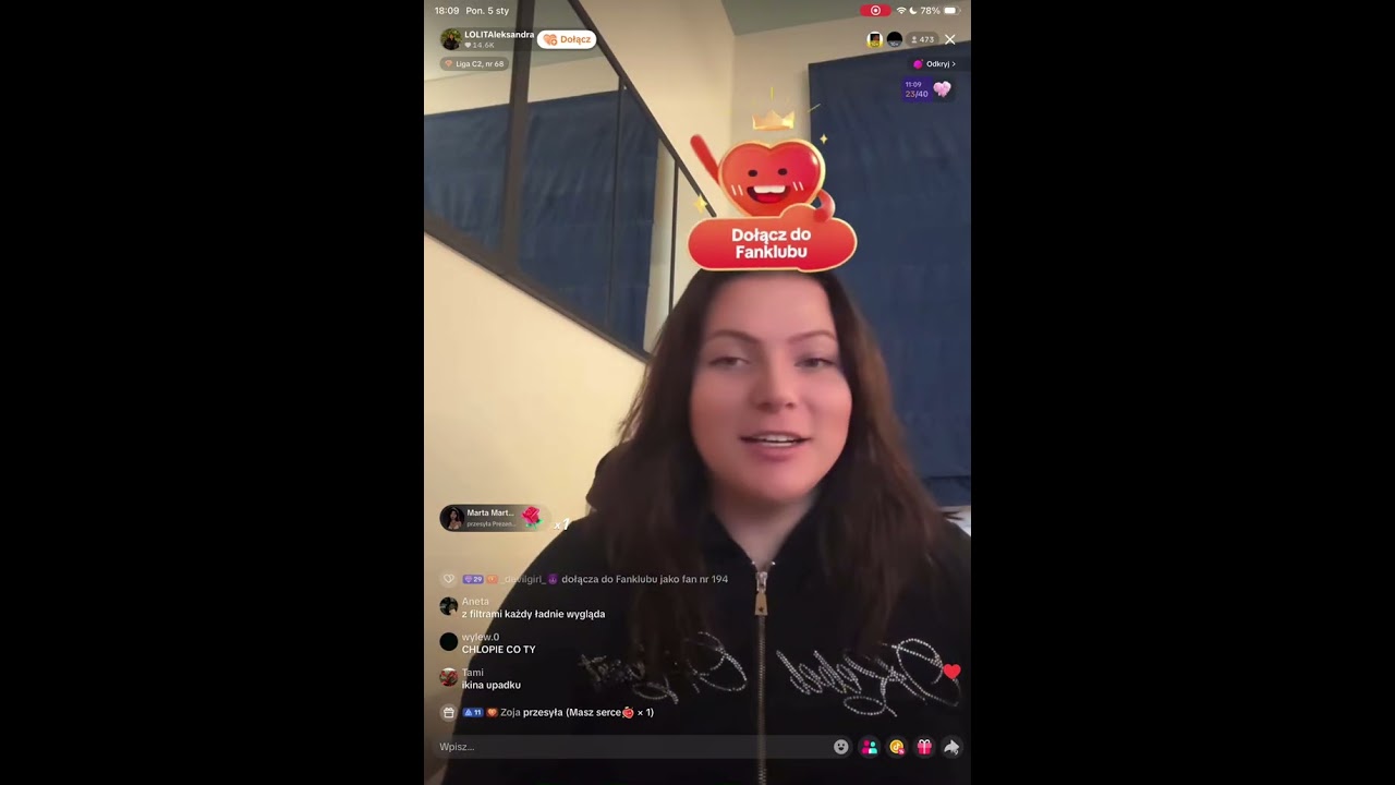 Zbieranie na mieszkanie z tipply na telewizorze - Live Lolity 05.01.2026