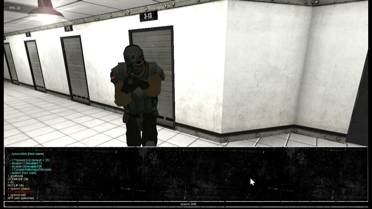 Random Video of my playing SCP containment breach