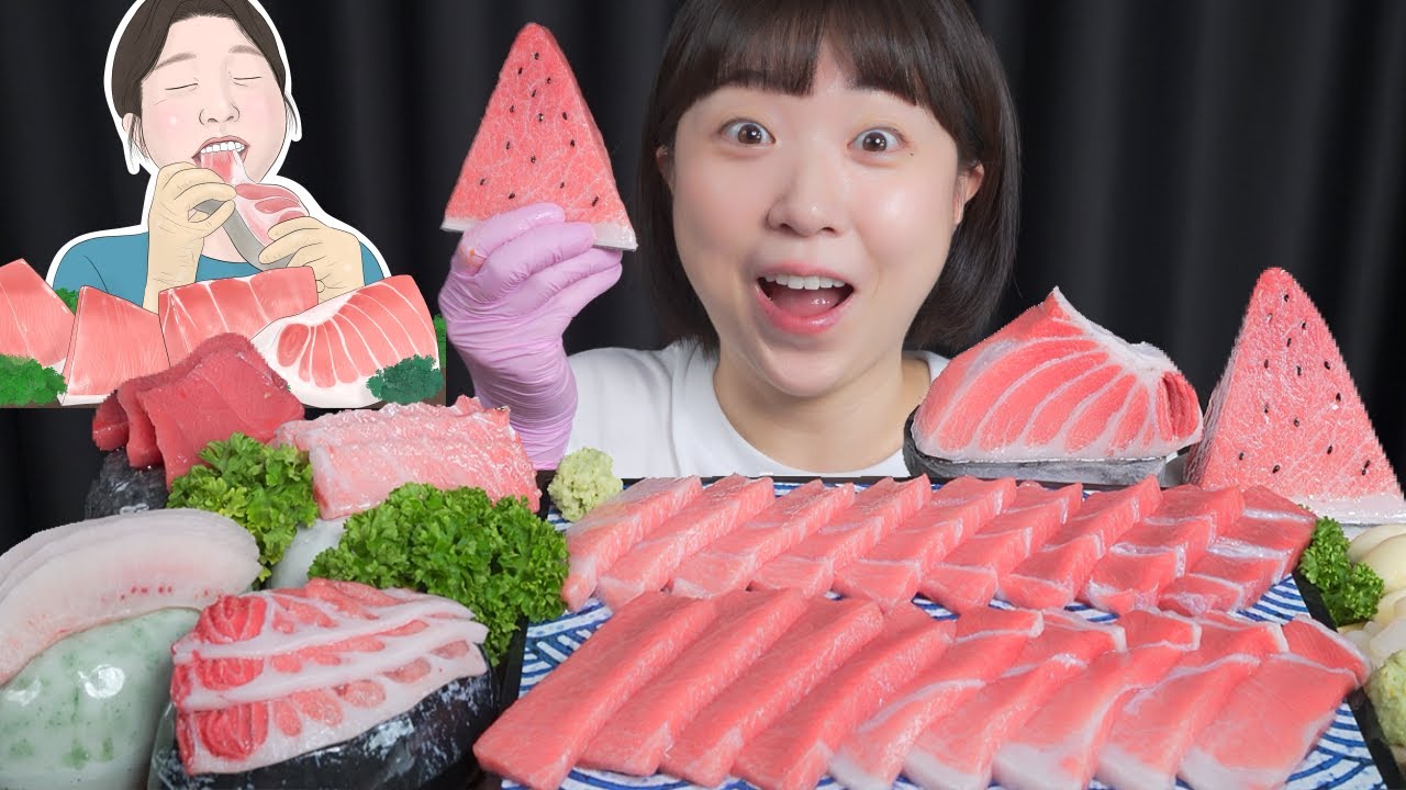 Туна🐟Mukbang eating show