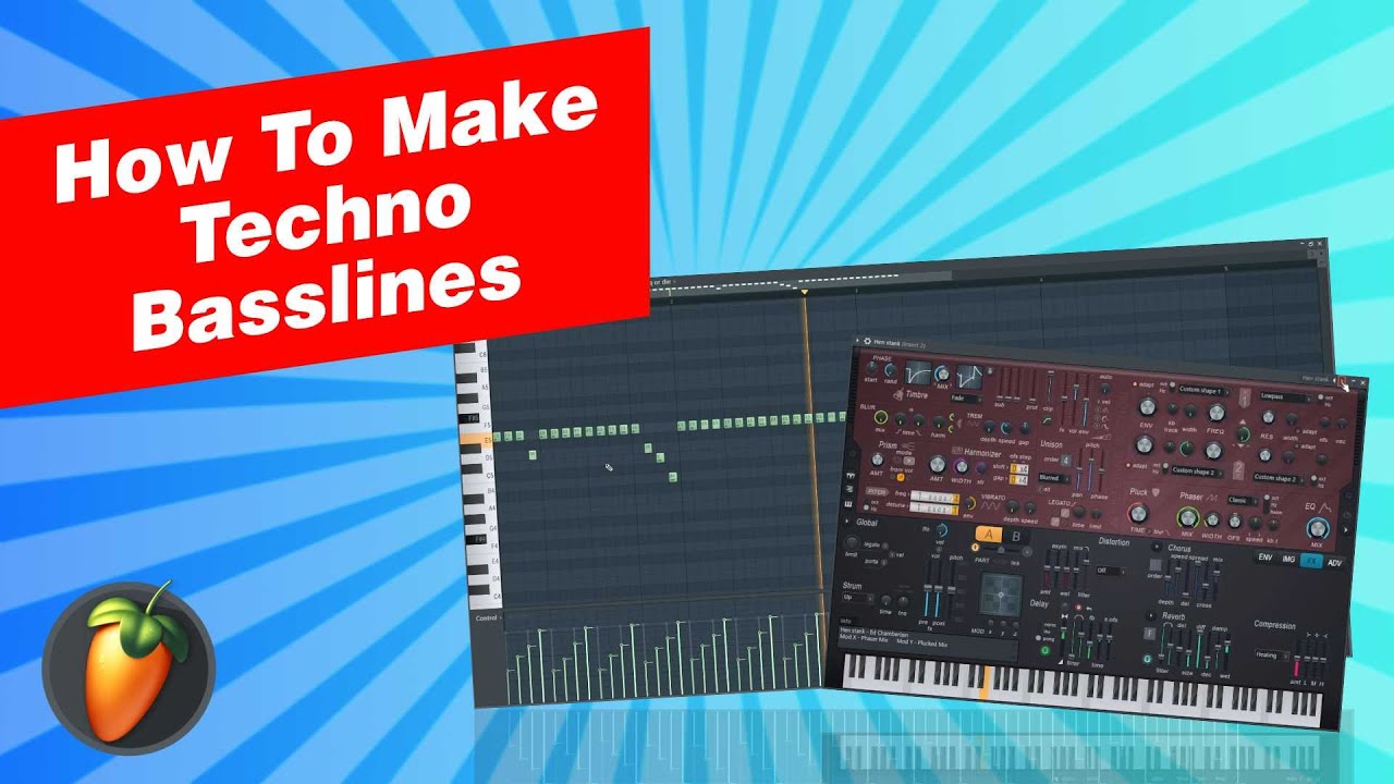 How to Make Techno Basslines [FL Studio]