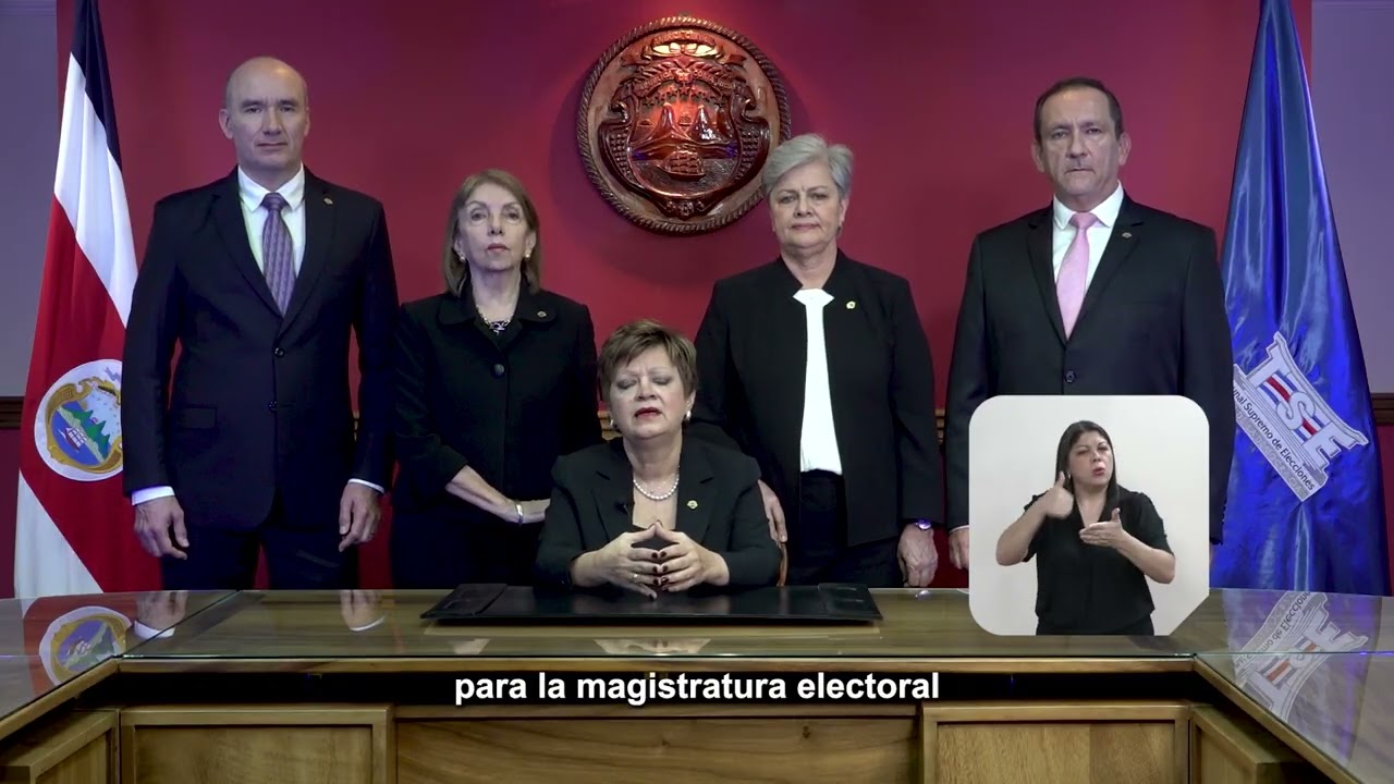 Mensaje de la Magistrada Presidenta del TSE al Presidente Chaves Robles