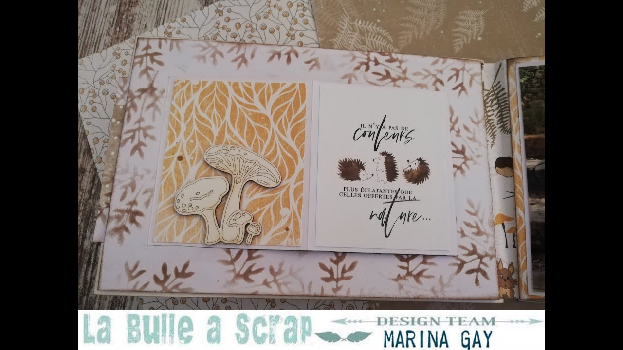 Album autonme la bulle à scrap et Grimini création