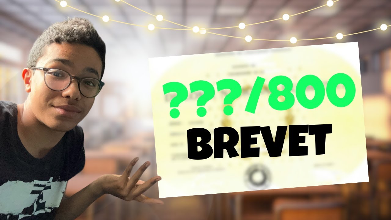 Je REAGIS à mes résultats du BREVET !