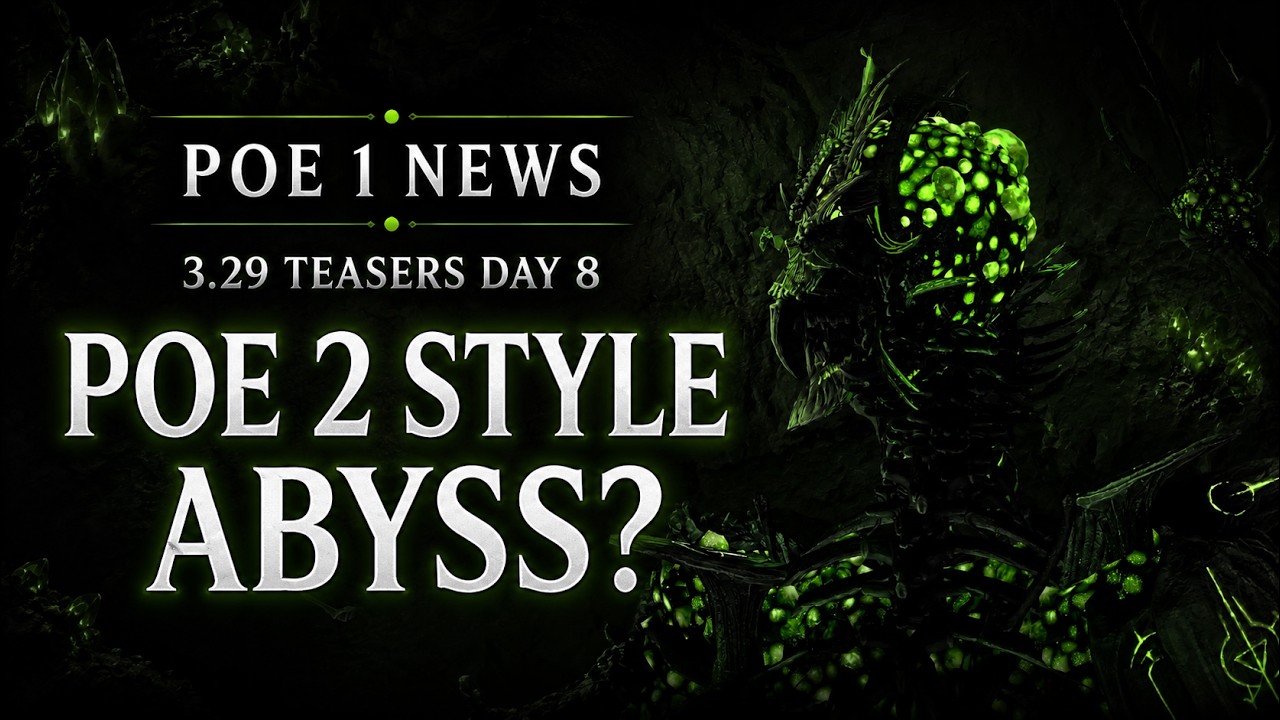 POE 1 - 3.29 Teasers Day 8: POE 2's Abyss? Almost Surely - Path of Exile Curse of the Allflame